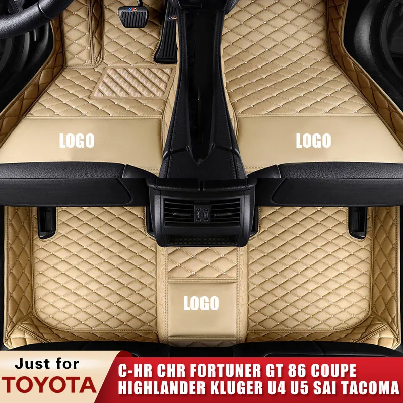 Автомобильные коврики для Toyota C hr CHR Fortuner GT 86 купе хайландер Kluger U4 U5 SAI Tacoma пикап