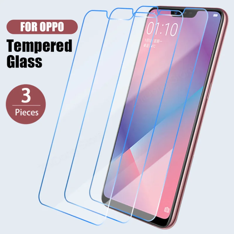 

3pcs Screen Protector Glass for OPPO A31 A33 A53 A5 A9 2020 Phone Glass for A12E A12S A5S A52 A72 5G R15X R17 R15 PRO Glass