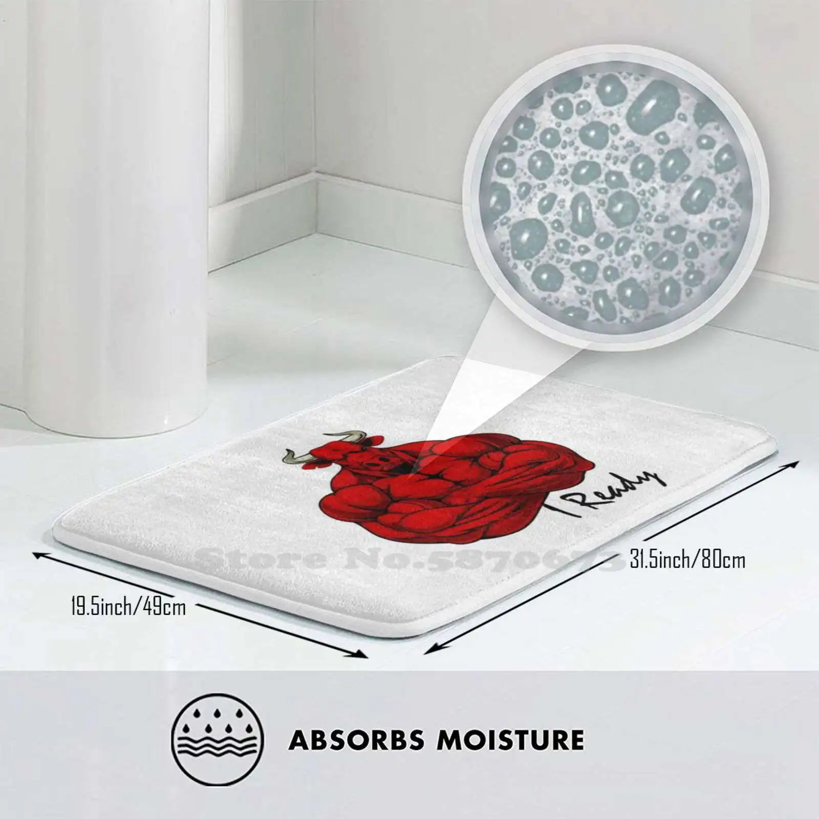 T - Shirt Gym / Workout Fitness Bodybuilding Shirts For Men Motivational Muscle Tshirt Soft Foot Pad Room Goods Rug |