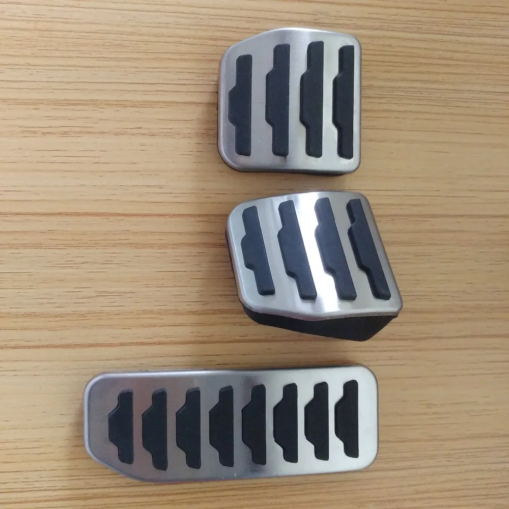 Комплект накладок на педали для Land Rover Freelander 2 LR2 2008 2014 MT 3 шт.|pedal cover|foot pedal coverpedal kit |