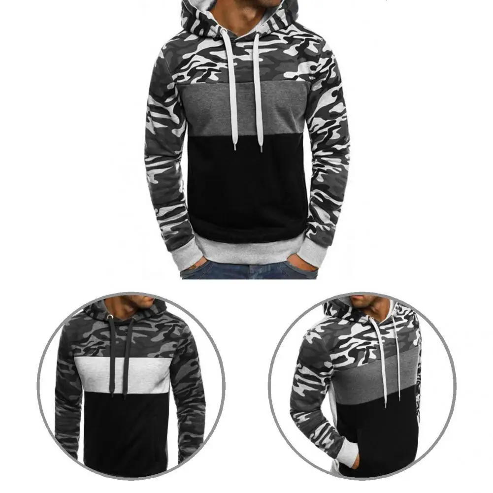 

Men Sweatshirt Great Casual Male Sweatshirt Elastic Cuff Slim Men Hoodie