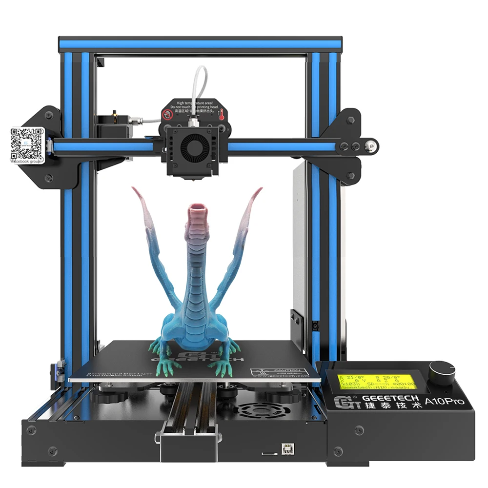 Новый эффективный и быстрый качественный 3D-принтер Geeetech A10 220*220*260 высокая печать