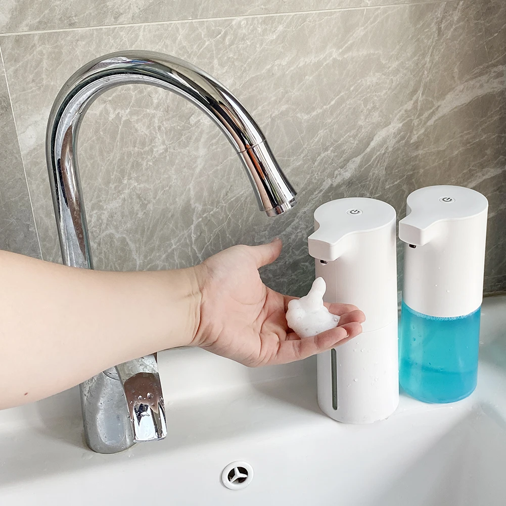 

320ml Automatic Foam Soap Dispenser Touchless Induction Liquid Hand Wash Machine Foam Bathroom Accessories