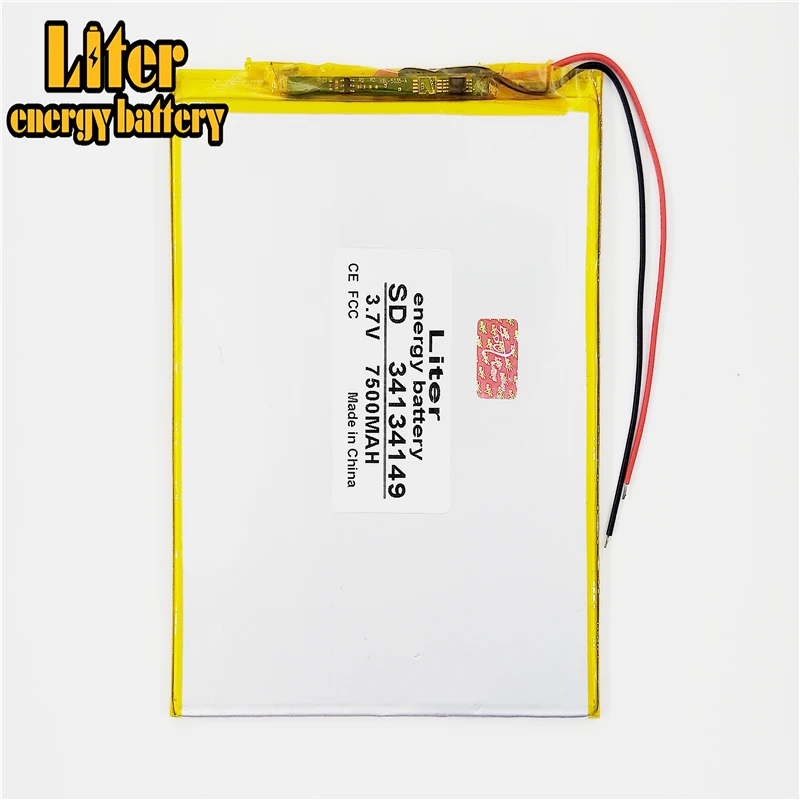34134149 35135150 3 7 V 7500MAH полимерный литий-ионный литий-ионная аккумуляторная батарея