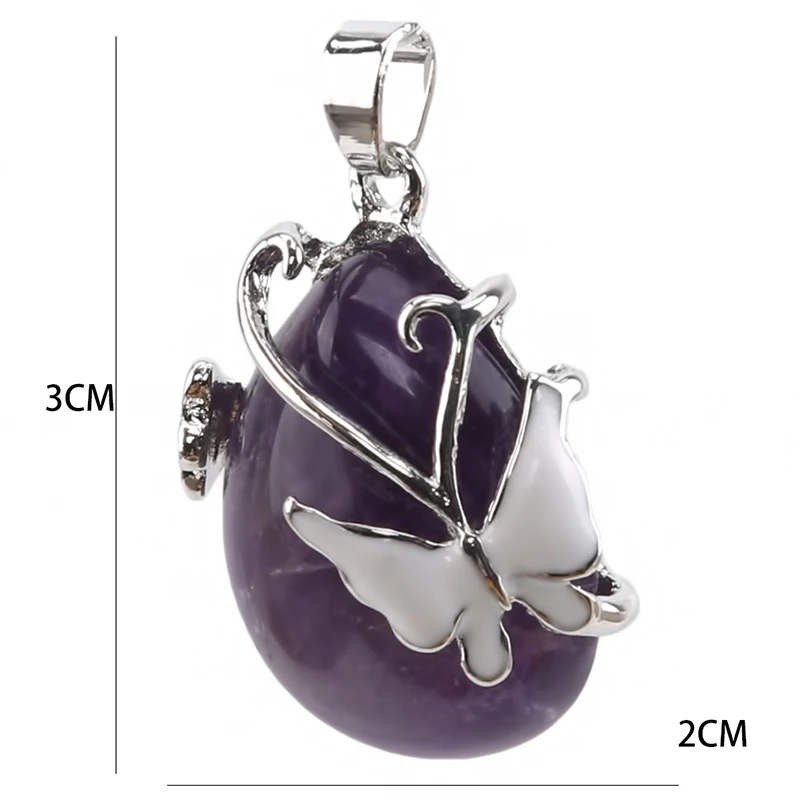 Новый натуральный камень аметистами розовый Кварцевый Кристалл Опал Капли Воды