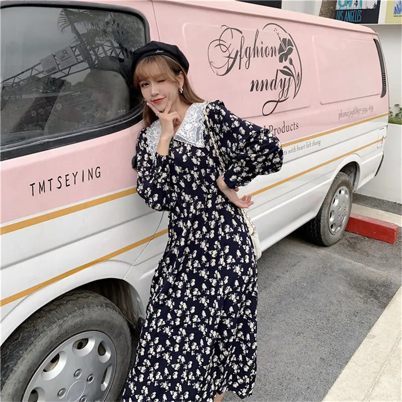 HziriP элегантное цветочное модное винтажное женское платье большого размера с