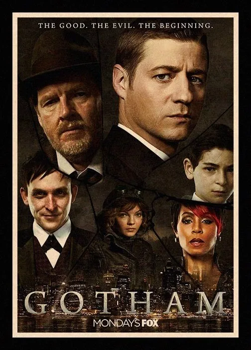 Отличные винтажные постеры JL с главой Готэм для дома/бара/гостиной Декор