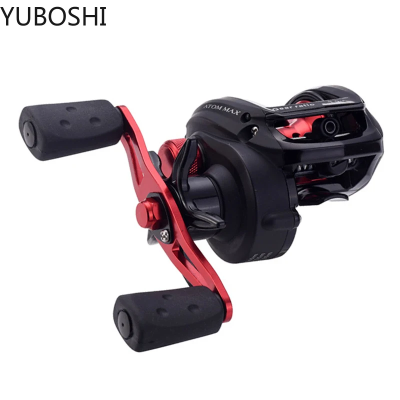 

YUBOSHI Baitcasting Reel Strong Drag Power 8kg 7.2:1 High Speed Right/Left Handed Carp Fishing Reels Tackle