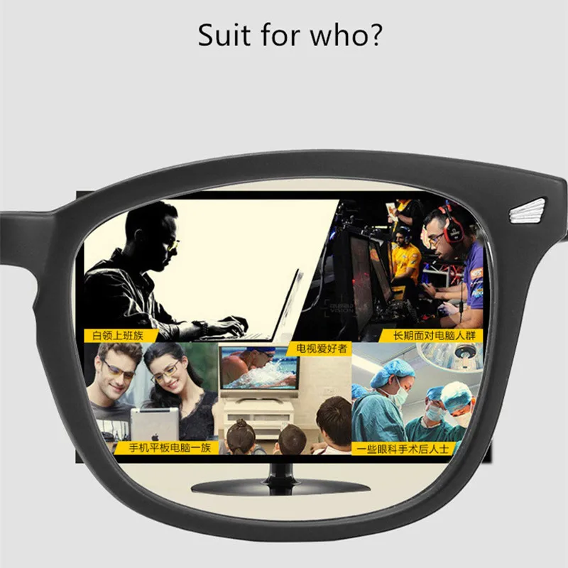 1 шт. винтажная оправа LeopardMetal синий светильник блокирующие очки для глаз