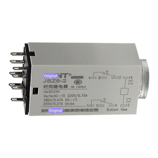 Реле времени JSZ6-2 1s 5s 10S 30S 60s 3min 10min AC220V / DC24V Spot Photo гарантия 1 год | Электроника