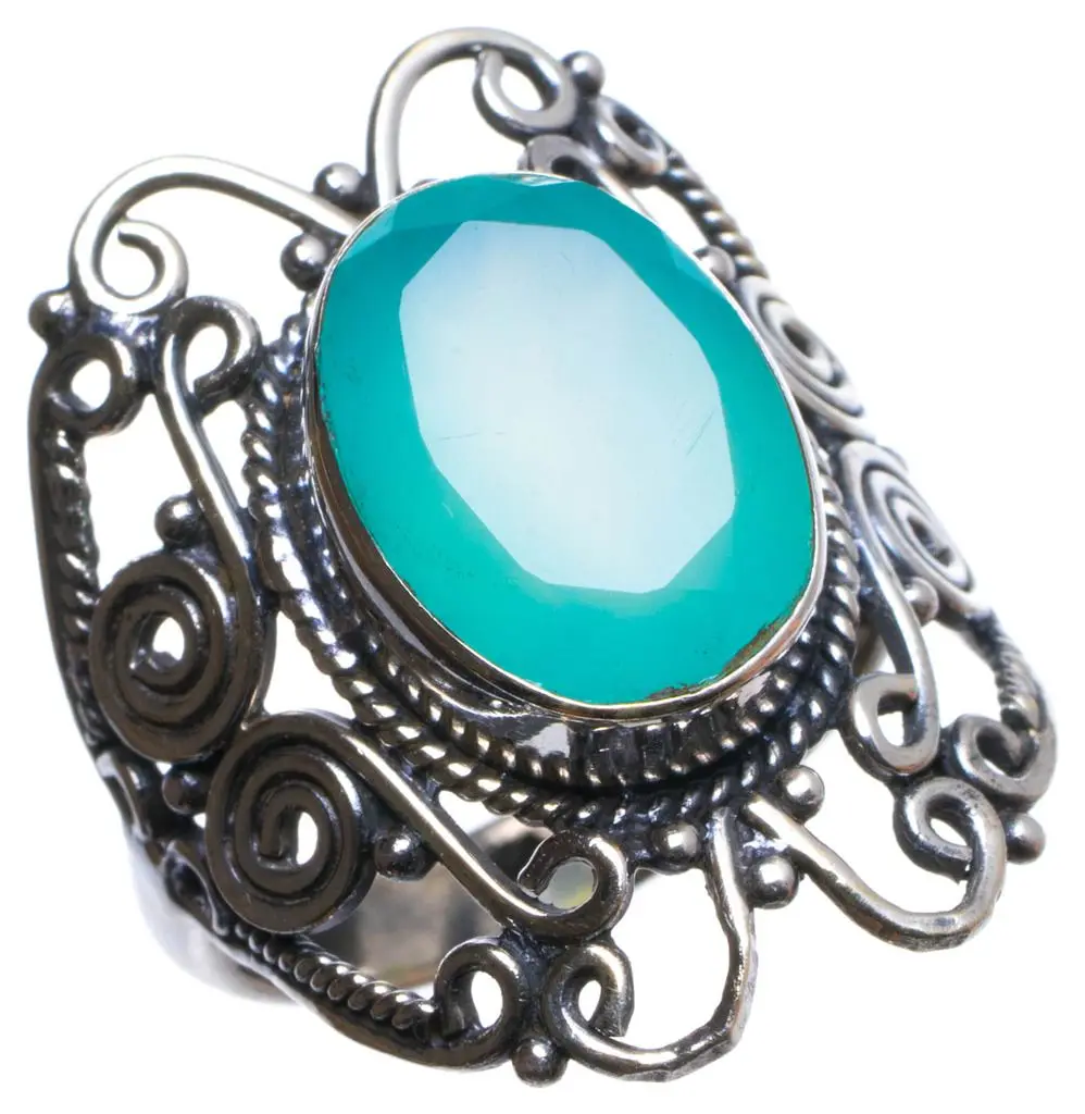 Кольцо из натурального серебра 925 пробы ручной работы размер США 7 25 X2350 |