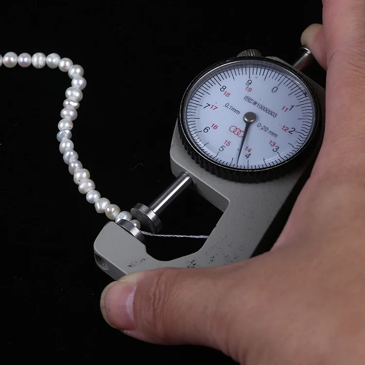 

APDGG Wholesale 10Strands Natural 3.5-4mm potato pearl strand Freshwater Pearl String Strand women lady jewelry DIY