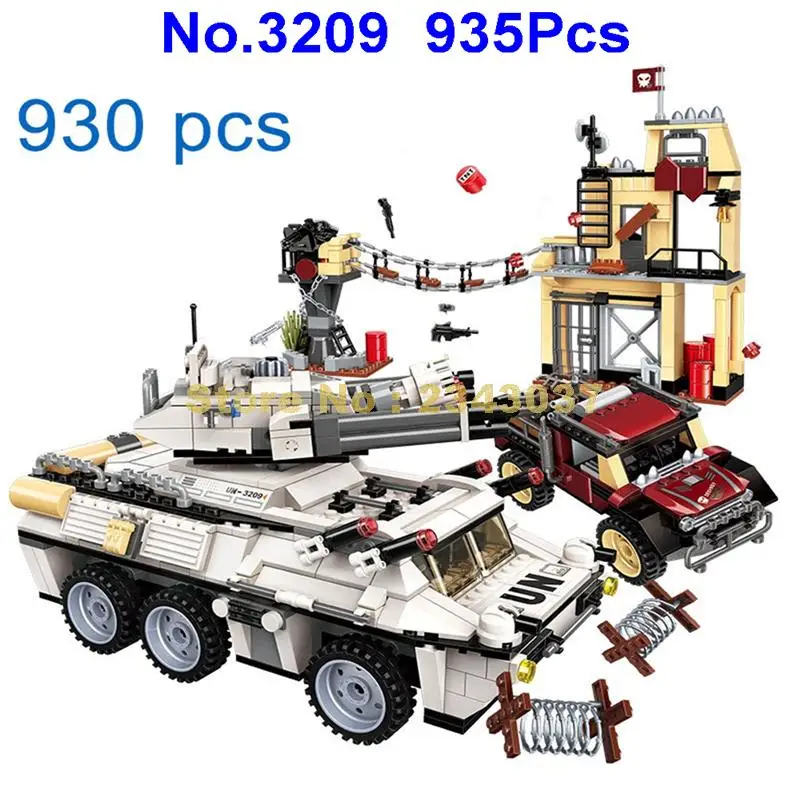 3209 935 шт. военная полиция в Thunder Миссия пушка Танк бронированный автомобиля 7