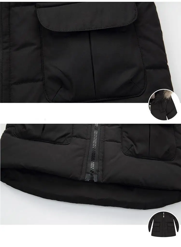 2021 г. Новая зимняя куртка для девочек зимнее пальто Зимний комбинезон маленьких