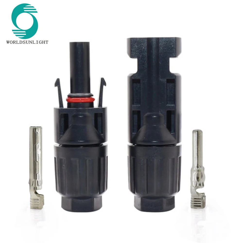 1 пара Солнечный коннектор ПВ панели коннекторы мужской и женский IP67 CE 1000Vdc для кабеля 2.5мм2 4мм2 6мм2 вкл.