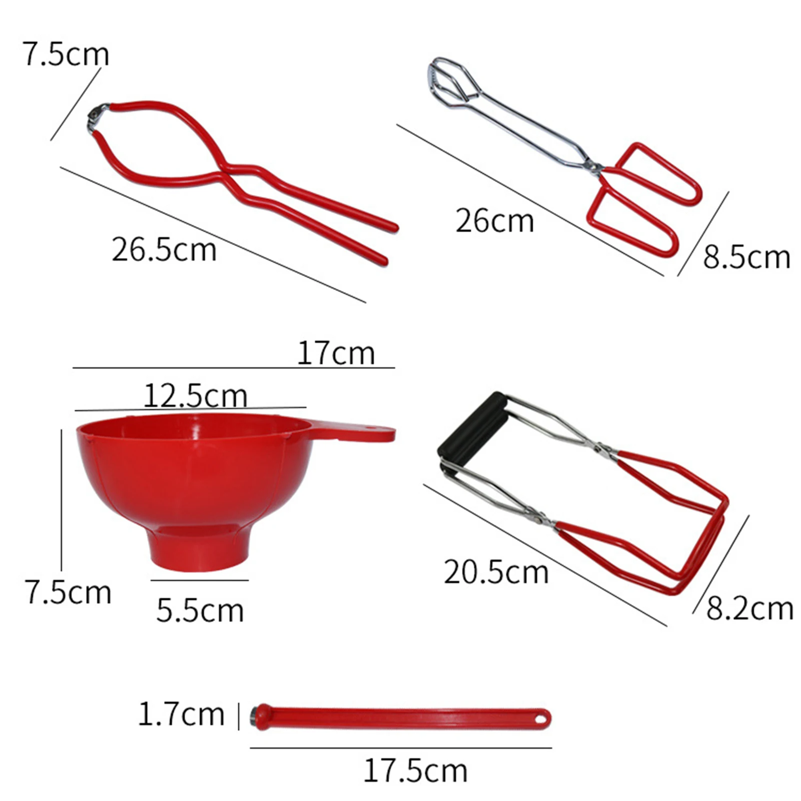 

5Pcs Bowl Clip Plate Dish Holder Clamp Tong Tool Anti Scald Kitchen Grippers Stainless Steel Canning Jar Lifter Kitchen Gadget
