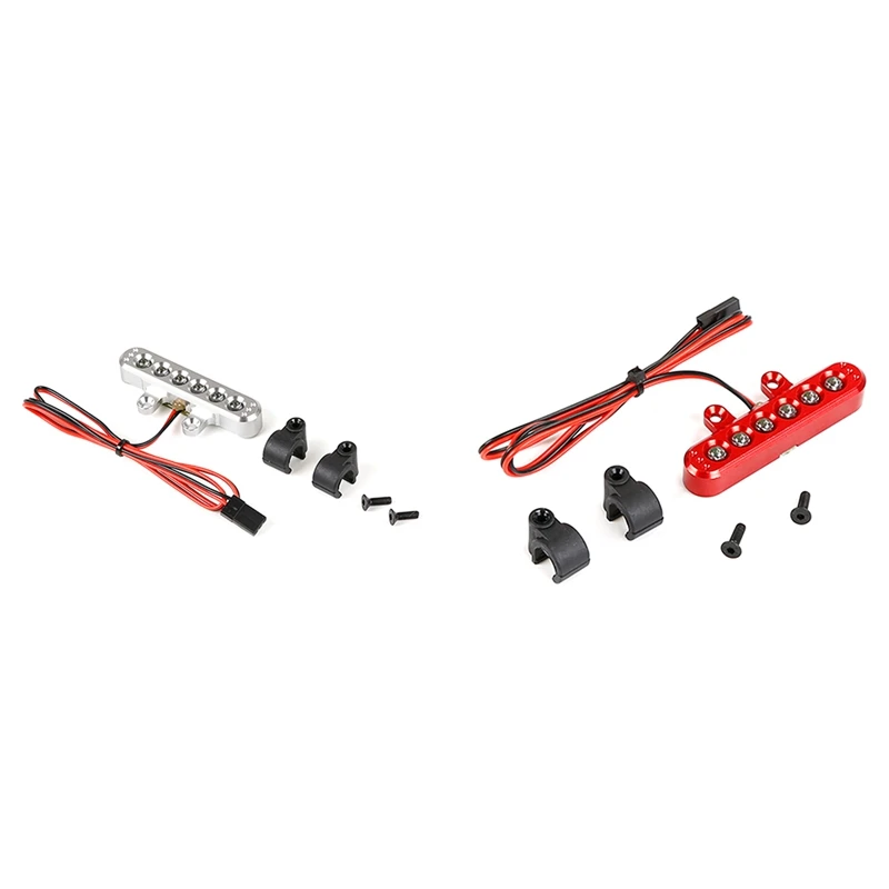 

For Baja CNC LED Taillight Light Rear Lamp for 1/5 HPI ROVAN KM Baja 5B Rc Car Upgrade Parts