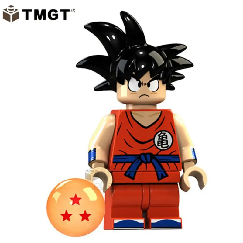 Одна распродажа Dragon Ball Z Сон Гоку гогета плавки ланч-маи Android 17 строительные блоки игрушки для детей - Цвет: XP051-Goku