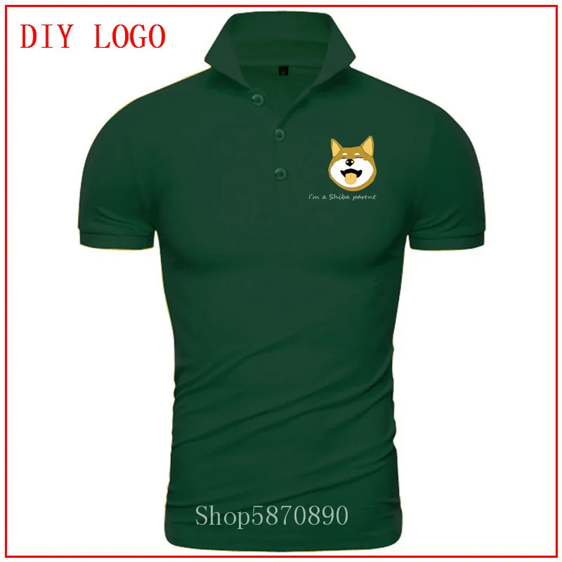 Мужская футболка поло с принтом shaba повседневная хлопковая Футболка для
