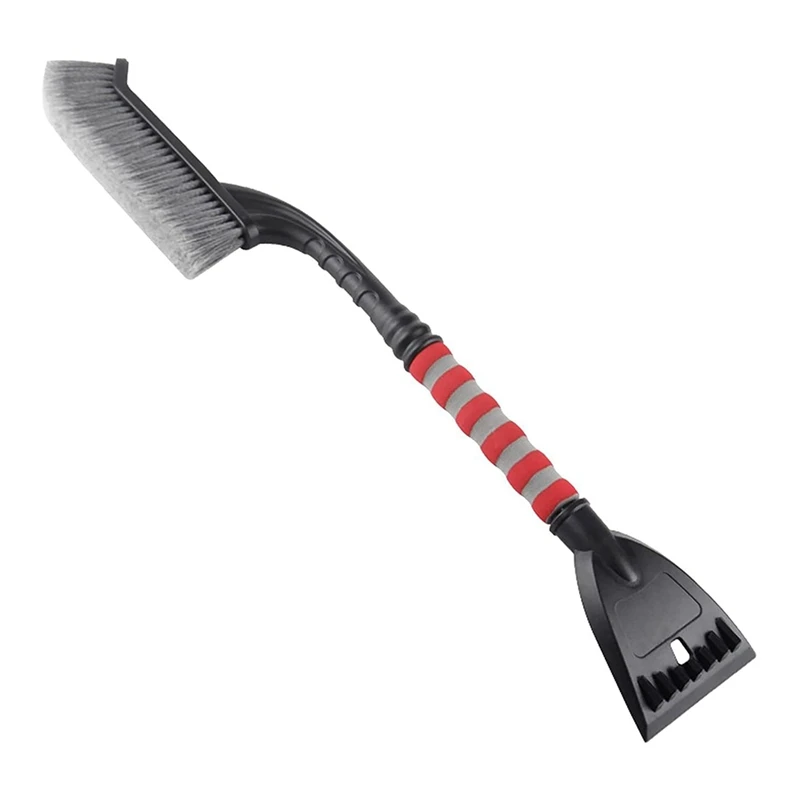 

AU04 -Snow Brush with Detachable Ice Scraper, Snow Removal Tool Car Wash Brush for Cars, Trucks, SUVs, Windshield