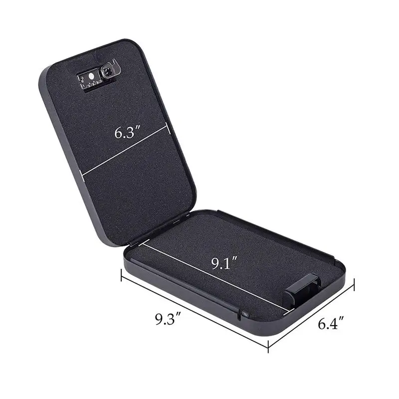 Portable Mini Vault Case with Combination Lock Keyless Security Safe Box for Home Car Office Code Valuables | Багаж и сумки
