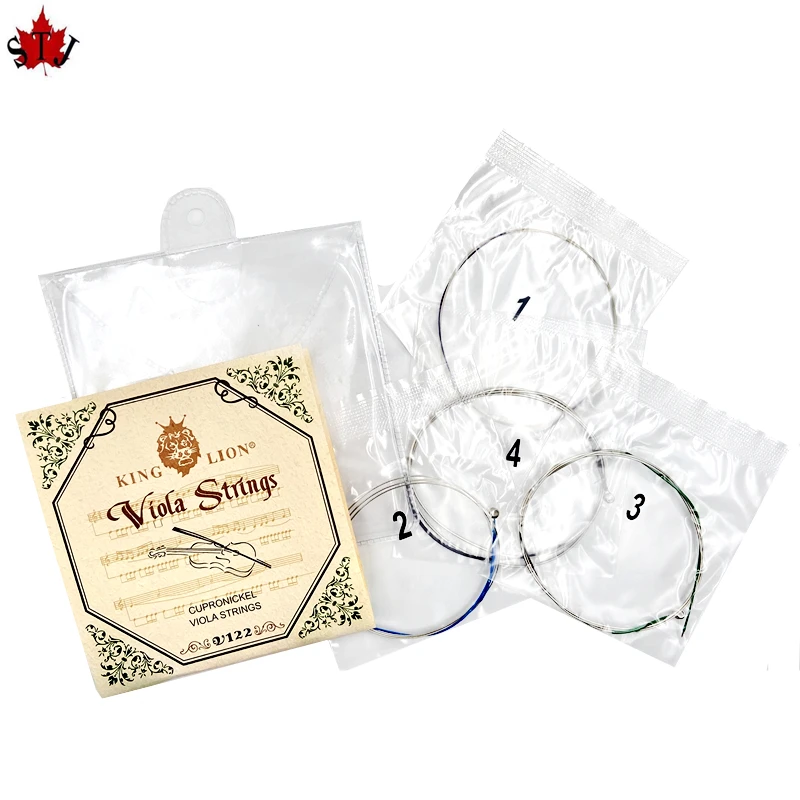

2 set 100% genuine article KING LION viola strings V122,Steel wire alloy A D G C viola strings.viola Parts Accessories fittings