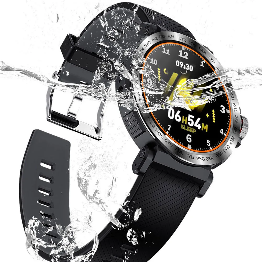 

S18 Full Screen Touch Smart Watch Men IP68 waterproof Clock Heart Rate Monitor Smartwatch for IOS Android phone Sport Watch
