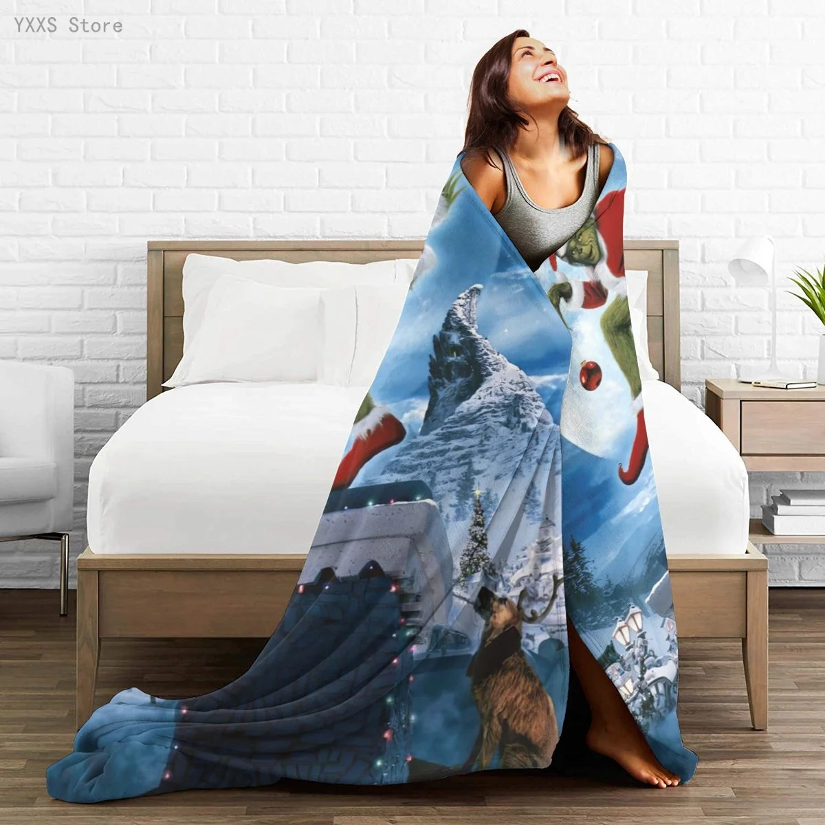 

Anime 3D printed Ultra-Soft Micro Fleece Blanket flannel throw Sherpa bedspread bedding sofa picnic fur soft blanket 300337679