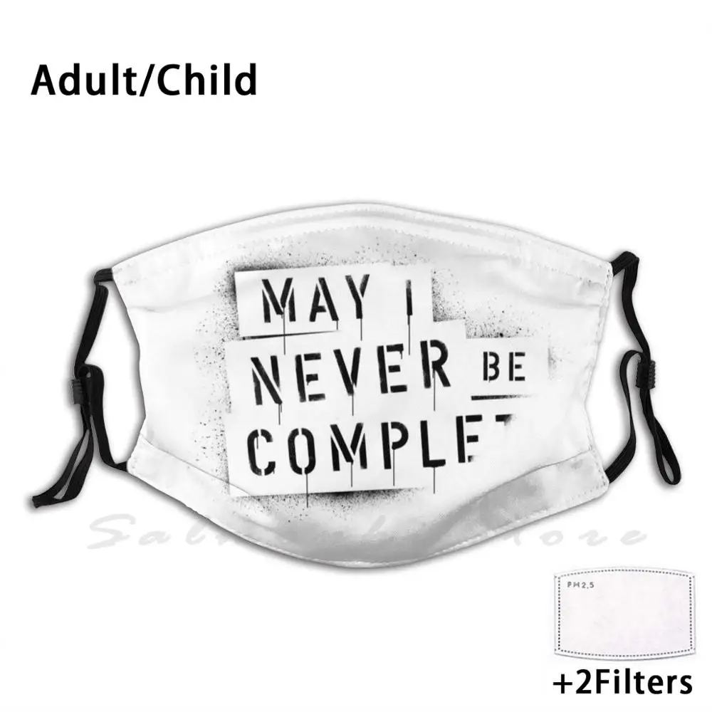 Маска с цитатами/могу ли я никогда не быть полным цитатой фильма графика