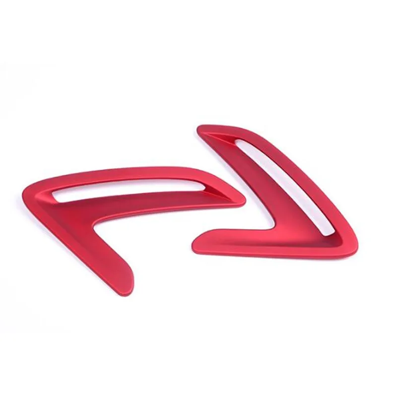 

CNORICARC Black Car Side Air Fender Trim 2pcs For BMW 3 Series GT f34 2013-17 Car Accessories ABS Chrome Sequins