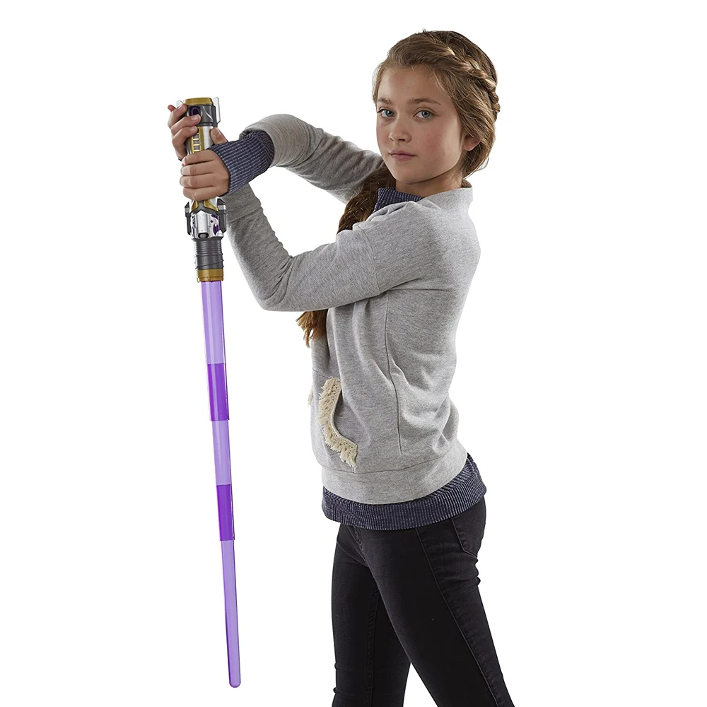 Оригинальный световой меч из Звездных Войн C2341 Подарочная игрушка Hasbro для детей