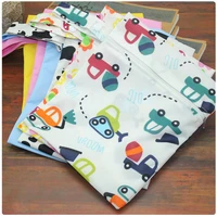 2022 hs 1pcs waterproof reusable wet bag cartoon printed pocket nappy bags baby care portable travel wet dry bags 25x20cm