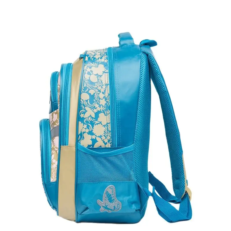 Russia Children School Bags for Girls Nylon Orthopedic Backpack Kids Satchel Grade 1-4 Book Bag School Backpack Mochila Escolar