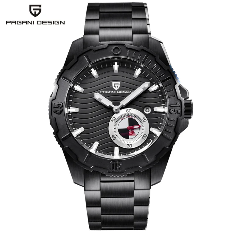 

Luxury Brand PAGANI Men‘s Watches 2836 Automatic Mechanical Self Wind Watch Man Full Stainless Steel Male Clock Waterproof A376