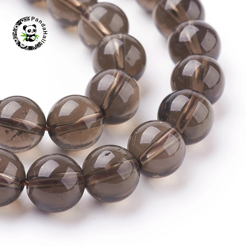 

4/6/8/10/12mm Gemstone Beads Strands Quartz Crystal Round Beads for Jewelry Making, Hole: 1mm