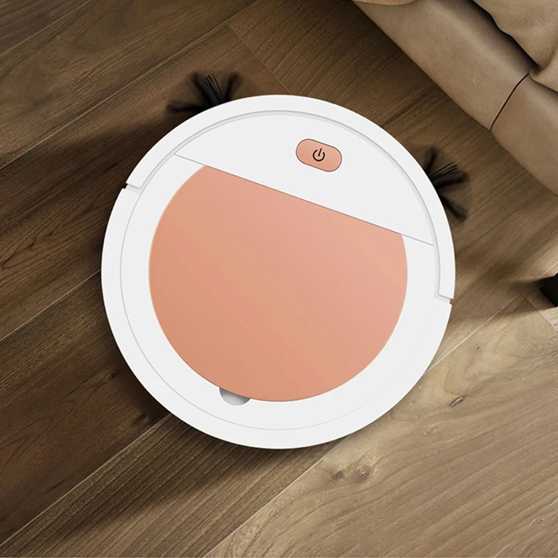 

Smart Ultra-Thin Robot Vacuum Cleaners Automatic ing Cleaner Home Cleaning Tool Housework ligent Broom er-Pink