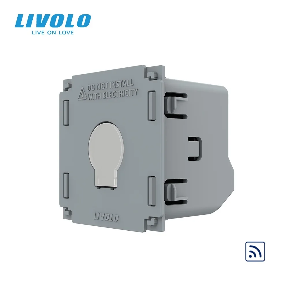 

Livolo Manufacturer, DIY EU Standard Remote Switch Without Glass Panel, 110~250V Wall Light Remote&Touch Switch,VL-C701R