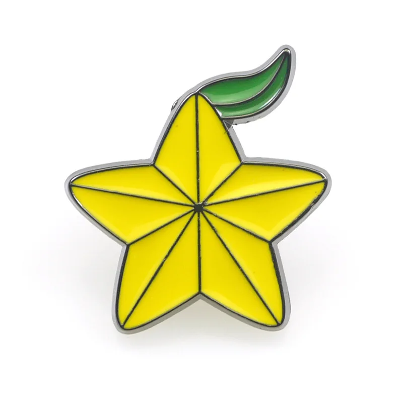 Значки с героями мультфильмов милые сердца Королевства Carambola Броши для женщин Paopu