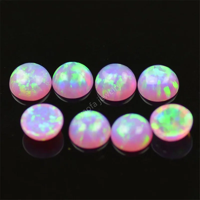 Оптовая цена горячая Распродажа круглый кабошон с плоской задней стороной от 2 мм