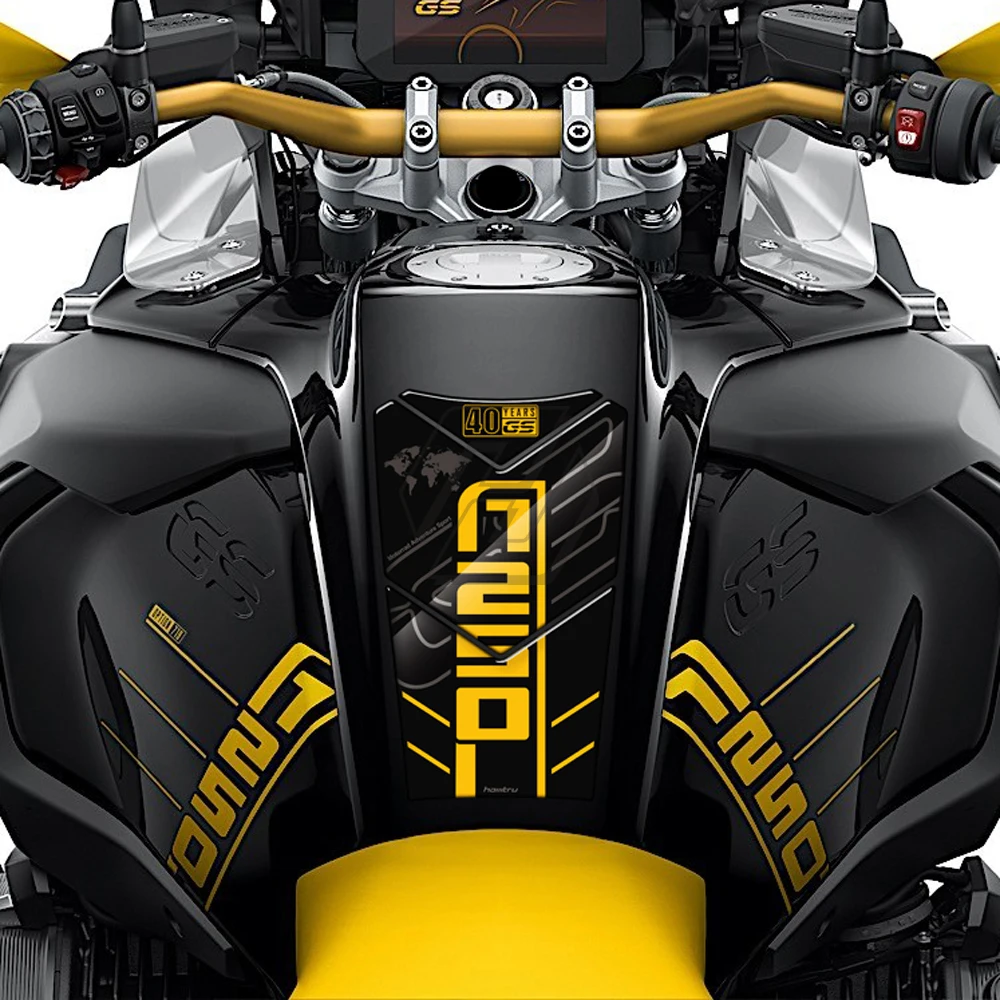 3D смолы бензобак мотоцикла Pad защитные наклейки Подходит для BMW R1250GS Приключения