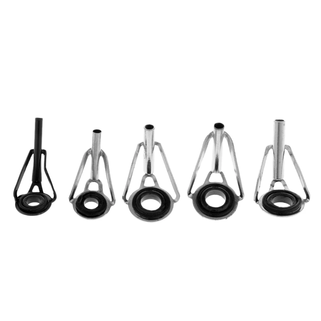 75 шт. направляющие для удочек набор верхних наконечников колец рыбалки на плоту