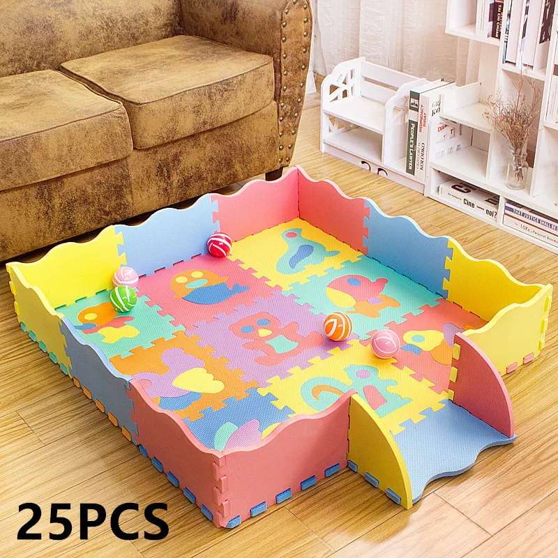 Коврик пазл из вспененного этилвинилацетата 25 шт./компл.|Коврики развивающие| |