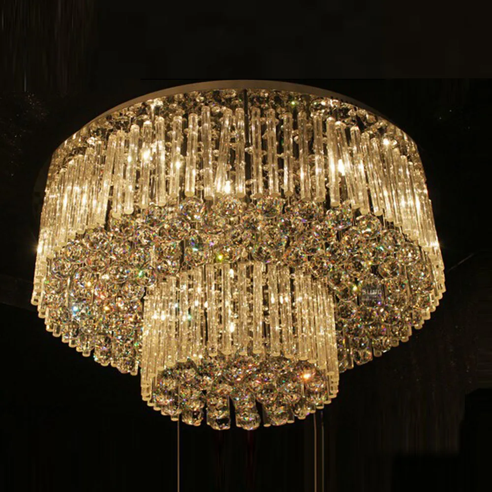 Бесплатная доставка Новый дизайн 2 слоя с украшением в виде кристаллов лампа Dia800 *