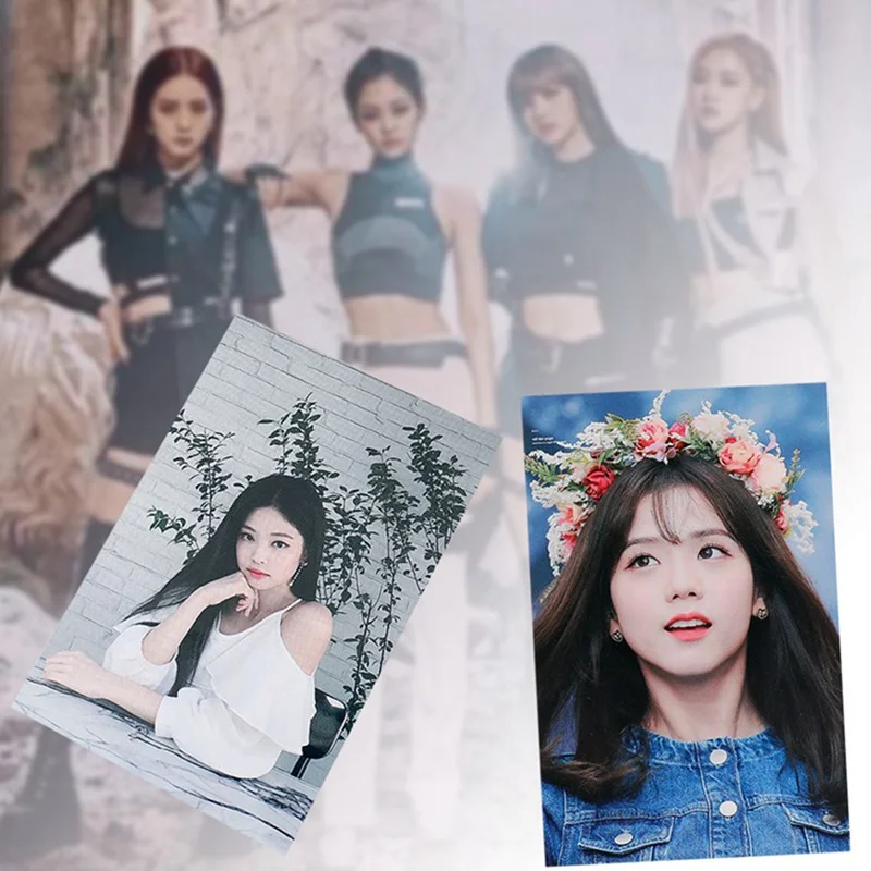 32 шт./компл. blackblackpink альбом самодельная бумага Lomo карта фото карта HD Фотокарта