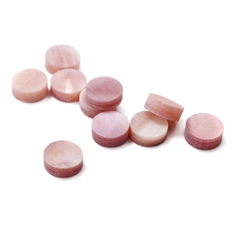 10 шт. ушка металлический корпус для гитары бас гитара укулеле шеи маркеры Dot 6 мм