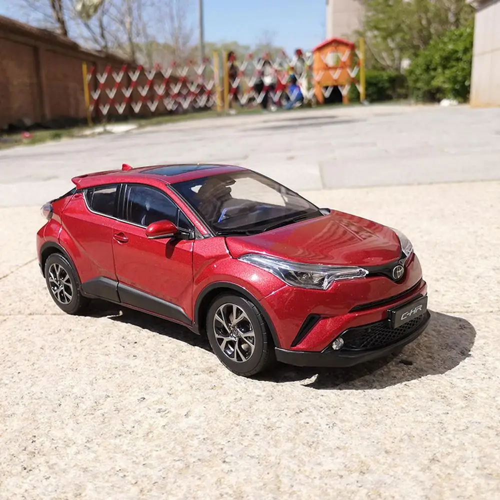 1/18 масштаб Тойота C-HR CHR красный литье автомобиля модельные игрушки, коллекционные подарок NIB
