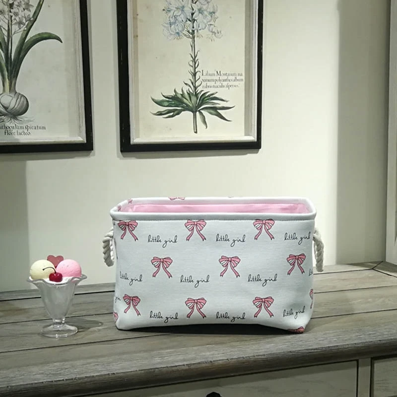 Новая розовая корзина для белья органайзер грязной одежды хлопок балетная