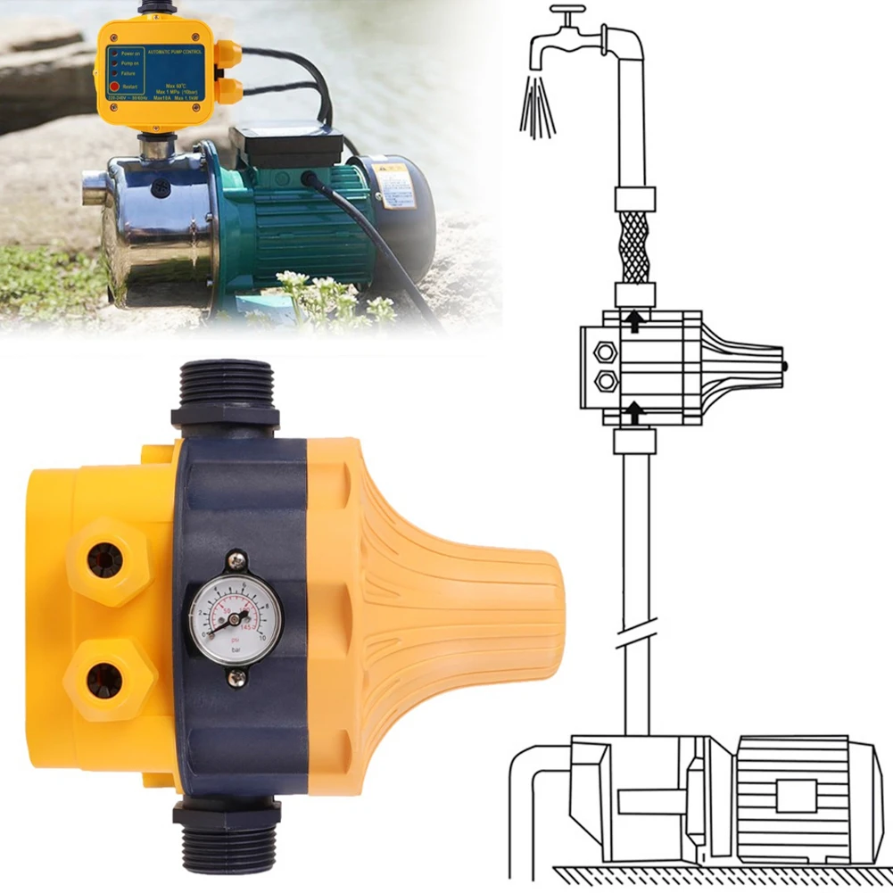 

Умный регулятор давления воды, автоматический датчик давления водяного насоса, защита от нехватки воды, домашние аксессуары