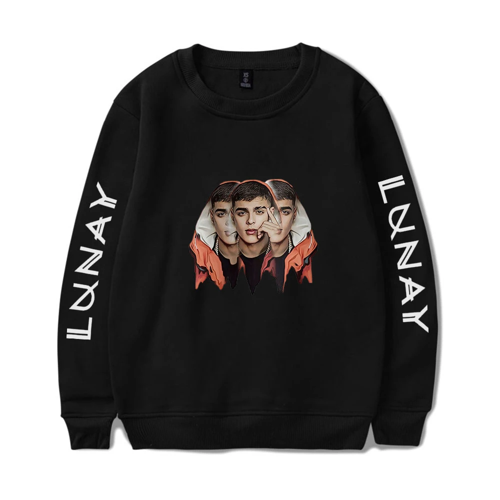 

Cool Boy Lunay Sweatshirt Print Regular O-neck 2020 New Fashion Loose Casual Men Women Young People Streetwear Cool Logo Full