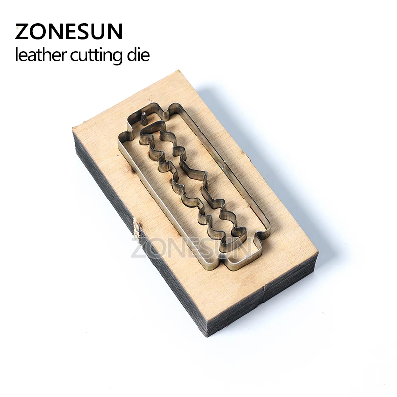 ZONESUN Сделай Сам пользовательский лезвие в форме кожаных сережек инструмент для